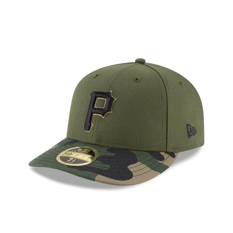 MLB Pittsburgh Pirates Alt Authentic Collection Low Profile 59Fifty Fitted (SSF1705) - Green New Era Caps